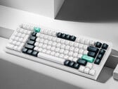 Keychron Q12 HE teclado branco com fio para produtividade em jogos