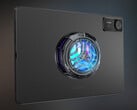 O cooler móvel Legion custa cerca de US$ 28 na China. Na foto: o acessório conectado a um tablet para jogos. (Fonte da imagem: Lenovo)