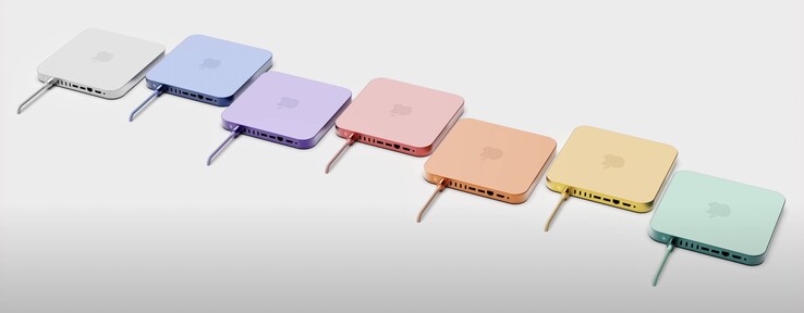 Potencial Apple Mac mini colors. (Fonte da imagem: ZONEofTECH)