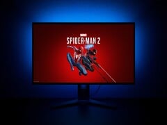 O jogo “Marvel’s Spider-Man 2” exibido no monitor de um PC