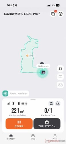 O mapeamento automático está em andamento