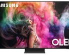 A TV S95C QD-OLED de 77 polegadas recebeu seu primeiro desconto substancial e agora está 22% abaixo do preço sugerido (Imagem: Samsung)