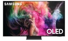 A TV S95C QD-OLED de 77 polegadas recebeu seu primeiro desconto substancial e agora está 22% abaixo do preço sugerido (Imagem: Samsung)