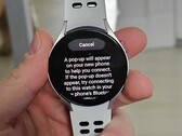 Um relógio Galaxy com o novo recurso beta. (Fonte: Max Weinbach via 9to5Google)