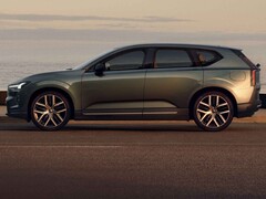 Os analistas consideram o design do novo Volvo EX60 como o carro que a Apple realmente queria construir. (Fonte da imagem: Volvo)