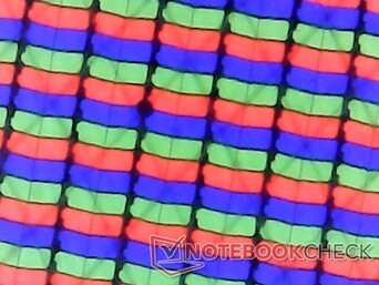 Faixa de subpixels RGB crocante, sem problemas de granulosidade da camada brilhante