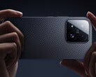 O Xiaomi 17 Max custa a partir de US$ 632 na China. Na foto: uma imagem promocional mostrando a configuração da câmera do telefone.