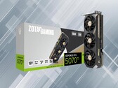 A GPU Zotac RTX 5070 Ti é mostrada (Fonte da imagem: Zotac com edições)