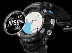 O Casio G-Shock GSW-H1000 é um robusto relógio Smartwatch OS Wear. (Imagem: Casio)