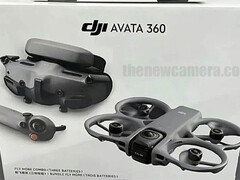 Suposta embalagem de varejo do DJI Avata 360. (Fonte da imagem: via The New Camera)