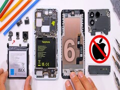 fairphone6 JerryRigEverything (fonte da imagem: @JerryRigEverything)