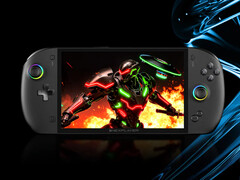 O OneXPlayer Apex também possui uma tela VRR de 8 polegadas e uma bateria externa de 85 Wh. (Fonte da imagem: One-Netbook)