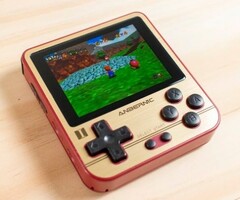 O Anbernic RG280V é um console de jogos compacto, modelado no Game Boy. (Fonte da imagem: Anbernic)