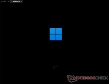 Tela de inicialização do Windows 11