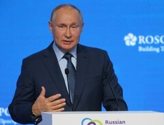 Putin está procurando negociar petróleo em outras moedas que não o dólar americano. (Fonte da imagem: CNBC)