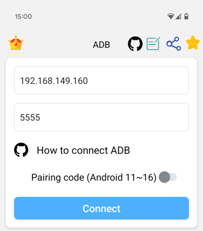 Se o senhor tiver um dispositivo Android sobressalente, o aplicativo ADB é, de longe, a maneira mais fácil e rápida de emitir comandos para sua Google TV (Fonte da imagem: Notebookcheck)