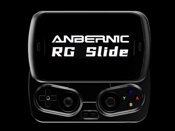 RG Slide: A Anbernic confirma as especificações da tela e revela