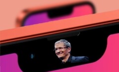 Parece que Tim Cook preferiria que o entalhe do iPhone fosse reduzido do que banido. (Fonte de imagem: CNET - editado)