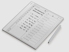 O BOOX Note Max estará disponível na cor branca com uma caneta stylus correspondente. (Fonte da imagem: BOOX)