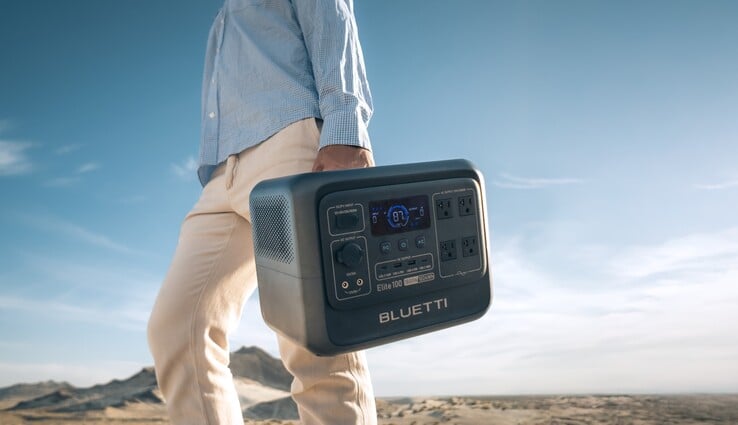 A estação de energia portátil Bluetti Elite 100 V2 pesa 11,5 kg (25,3 lbs) (Fonte da imagem: Bluetti)