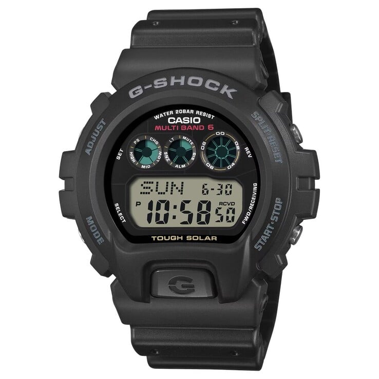 O G-Shock GW-6900-1 vem com o novo módulo 3547 da Casio. (Fonte da imagem: Casio)