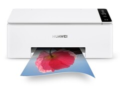 A impressora a jato de tinta colorida Huawei PixLab V1 faz parte de uma gama de novos dispositivos lançados com o HarmonyOS 3. (Fonte de imagem: Huawei)