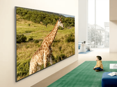 Uma imagem promocional da TV LG QNED84B.