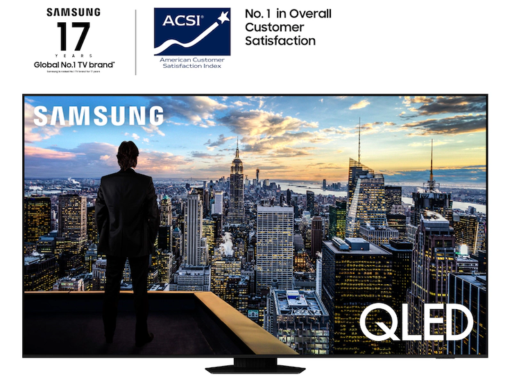 A TV Samsung 2023 Q80C 4K de 98 polegadas. (Fonte da imagem: Samsung)