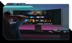 O monitor para jogos Samsung Odyssey OLED G95SC recebeu um corte substancial no preço (imagem via Samsung)