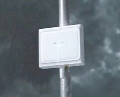 O mais recente roteador WiFi 7 da TP-Link não tem problemas com chuva forte (Fonte da imagem: TP-Link)