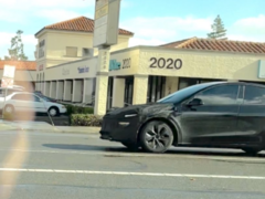 O Model Y atualizado da Tesla - codinome Juniper - está se tornando um facelift bastante intrigante. (Fonte da imagem: @Y2KColin on X/Twitter)