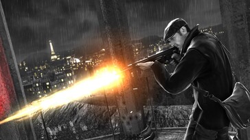 Na foto: Uma captura de tela do jogo The Saboteur.