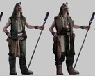 Imagens vazadas de Star Wars Eclipse mostram Gungan, Zenezian e outros modelos de personagens
