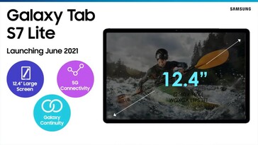 Samsung Galaxy Tab S7 Lite. (Fonte da imagem: WalkingCat no Twitter)