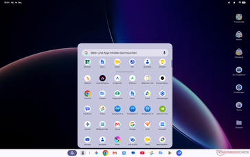 Menu Iniciar do Googlebook OS