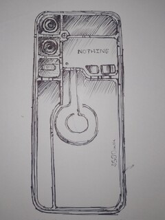 Nada Arte do conceito de telefone. (Fonte da imagem: Anirudh Puranik no Twitter)