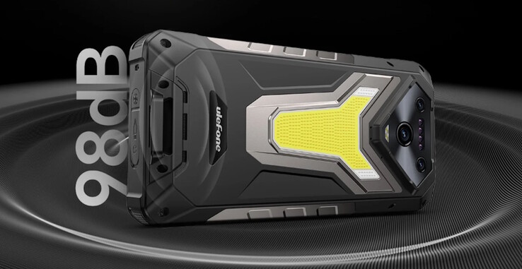 Alto-falantes potentes e centenas de LEDs individuais estão presentes. (Fonte da imagem: Ulefone)