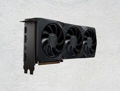 Ao contrário da RX 7900 XT retratada aqui, a AMD não lançou uma GPU RDNA 4 de &quot;referência&quot;. (Fonte da imagem: AMD, Unsplash, editado)