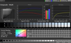 CalMAN Grayscale (Escala de cinza)