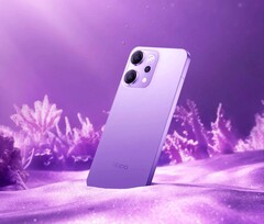 O Oppo Reno 14 Pro está disponível em três cores elegantes, incluindo o roxo. (Fonte da imagem: Oppo)