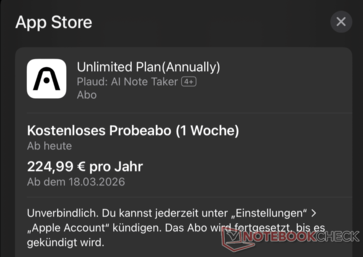 Logo no início, o senhor recebe uma oferta de assinatura.