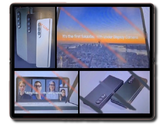 A Samsung Galaxy Z Fold 3 aparentemente irá esportiva uma câmera subexibida. (Fonte da imagem: Samsung (Galaxy Z Fold 2) /AndroidNext - editado)