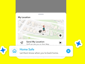 O recurso Home Safe do Snapchat (Fonte da imagem: Snapchat)