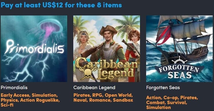 O segundo nível acrescenta estes três jogos