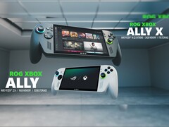 Portáteis ROG Xbox Ally e ROG Xbox Ally X. (Fonte da imagem: Microsoft)