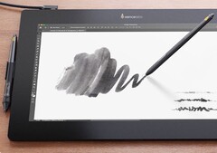 O Pen Display 16 Lite inclui duas canetas stylus com diferentes empunhaduras. (Fonte da imagem: Xencelabs)