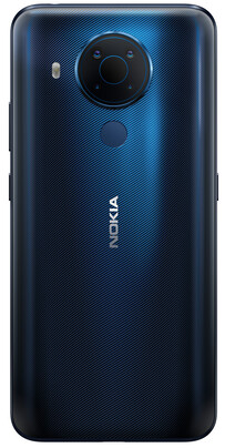 Nokia 5.4 no esquema de cores Polar Night