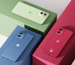 O Moto G54 5G está disponível na China com três opções de cores. (Fonte da imagem: Motorola)