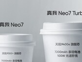 A Realme compara o Neo7 e o Neo7 Turbo. (Fonte da imagem: Realme)