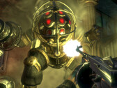 Uma captura de tela do Bioshock Remastered mostrando um jogador lutando contra um Big Daddy (fonte da imagem: SteamDB)